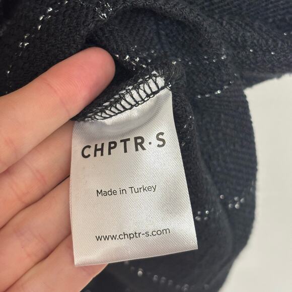 CHPTRS Oversized Keen Blouse in Black Windowpane - Size EU 34 - Picture 9 of 13